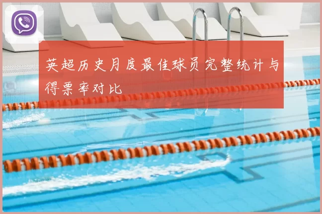 英超历史月度最佳球员完整统计与得票率对比