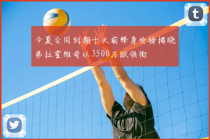 今夏合同到期十大前锋身价榜揭晓弗拉霍维奇以3500万欧领衔